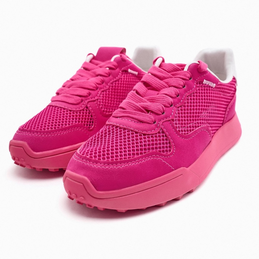 ZARA | Combo Sneakers Fuchsia